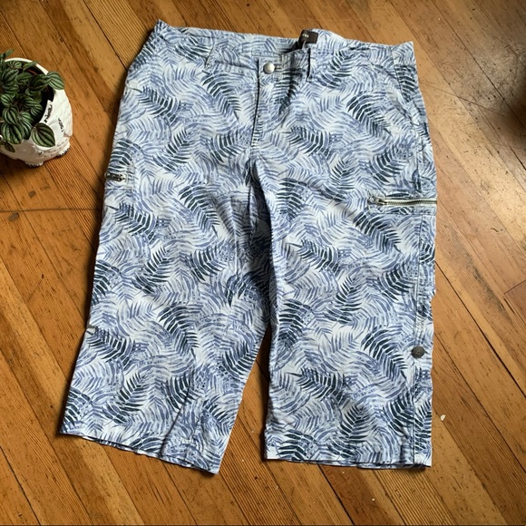 Plant pattern Denver Hayes Capris - Picture 1 of 3